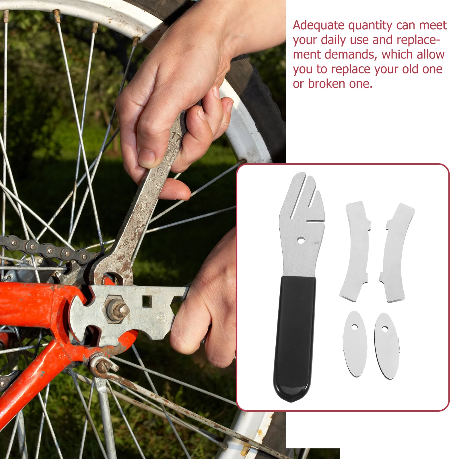 1Set Bike Disc Brake Caliper Alignment Wrench Steel Construction Mountain Bike Repairing Tool Oval Arc Adjustment Plates Cycling 
1Set Bike Disc Brake Caliper Alignment Wrench Steel Construction Mountain Bike Repairing Tool Oval Arc Adjustment Plates Cycling