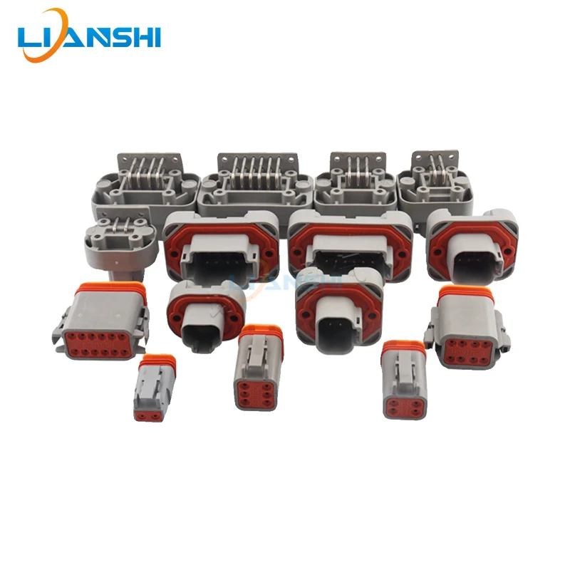 DT13-2P Dechi type automotive waterproof connector DT15-4P PCB panel pin socket plug DT06-6S
DT13-2P Dechi type automotive waterproof connector DT15-4P PCB panel pin socket plug DT06-6S