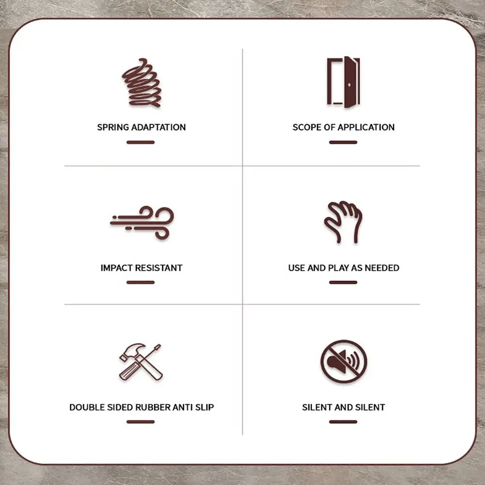 Бесшумный дверной стопор для предотвращения столкновений, нижний противоугонный дверной клин без перфорации, нескользящий универсальный напольный дверной блок, бытовой
Бесшумный дверной стопор для предотвращения столкновений, нижний противоугонный дверной клин без перфорации, нескользящий универсальный напольный дверной блок, бытовой