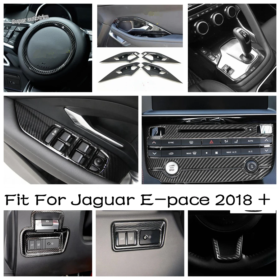 Gear Shift Panel / Window Lift / Steering Wheel / Head Light Cover Trim Carbon Fiber Accessories For Jaguar E-pace 2018 - 2023
Gear Shift Panel / Window Lift / Steering Wheel / Head Light Cover Trim Carbon Fiber Accessories For Jaguar E-pace 2018 - 2023