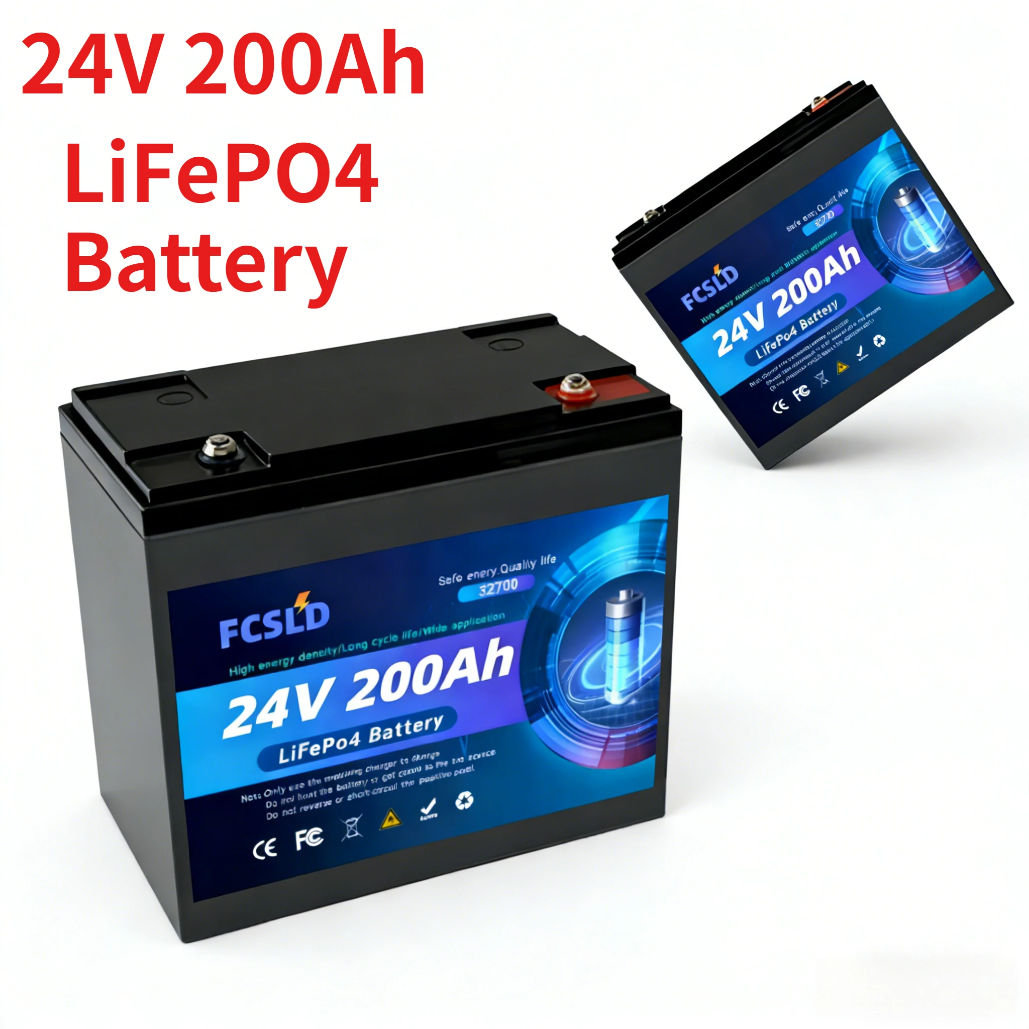 32700 LiFePO4 24V 200Ah Battery Built-in 200A Protection Board Rechargeable Ferrous Lithium Phosphate Off-grid Solar Battery
32700 LiFePO4 24V 200Ah Battery Built-in 200A Protection Board Rechargeable Ferrous Lithium Phosphate Off-grid Solar Battery