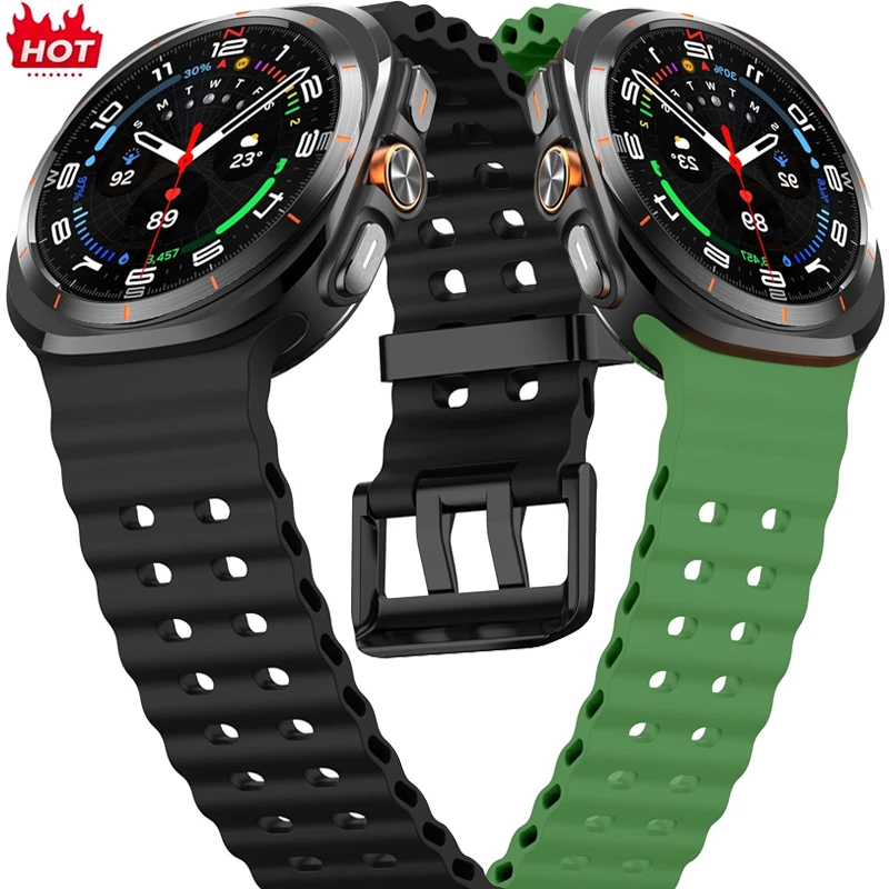Marine Silicone Strap For Samsung watch ultra 47mm Sports Bracelet No Gaps Band Samsung Galaxy Ultra 47mm watch band Accessories
Marine Silicone Strap For Samsung watch ultra 47mm Sports Bracelet No Gaps Band Samsung Galaxy Ultra 47mm watch band Accessories
