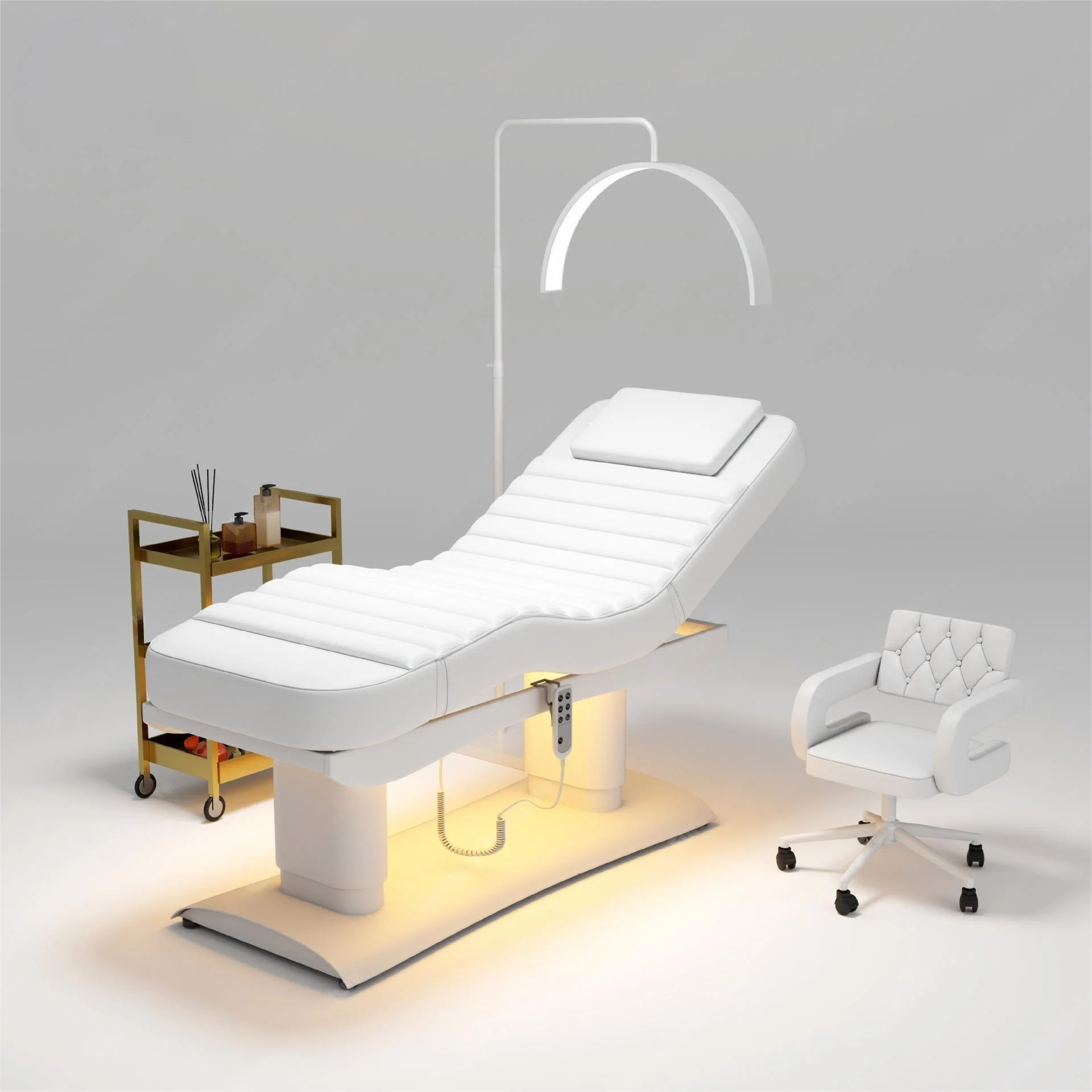 Pink 4-Section Adjustable Beauty Bed - Hydraulic Spa Table For Salon, Facial Massage, Portable Salon Furniture
Pink 4-Section Adjustable Beauty Bed - Hydraulic Spa Table For Salon, Facial Massage, Portable Salon Furniture