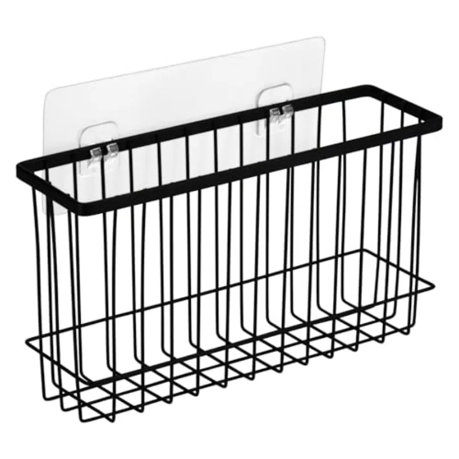 Wall Door Adhesive Kitchen Wrap Organizer Rack, No Drilling, Black
Wall Door Adhesive Kitchen Wrap Organizer Rack, No Drilling, Black