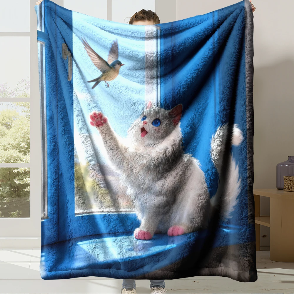 Мягкое фланелевое флисовое одеяло с милым котом, супер теплое уютное одеяло с цифровым принтом для кровати, дивана, дивана, домашнего декора, подарок (кошка 05)
Мягкое фланелевое флисовое одеяло с милым котом, супер теплое уютное одеяло с цифровым принтом для кровати, дивана, дивана, домашнего декора, подарок (кошка 05)