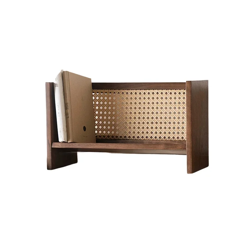 *Solid wood desk bookshelf desktop shelf office bookstand small shelf black walnut simple storage rack
*Solid wood desk bookshelf desktop shelf office bookstand small shelf black walnut simple storage rack