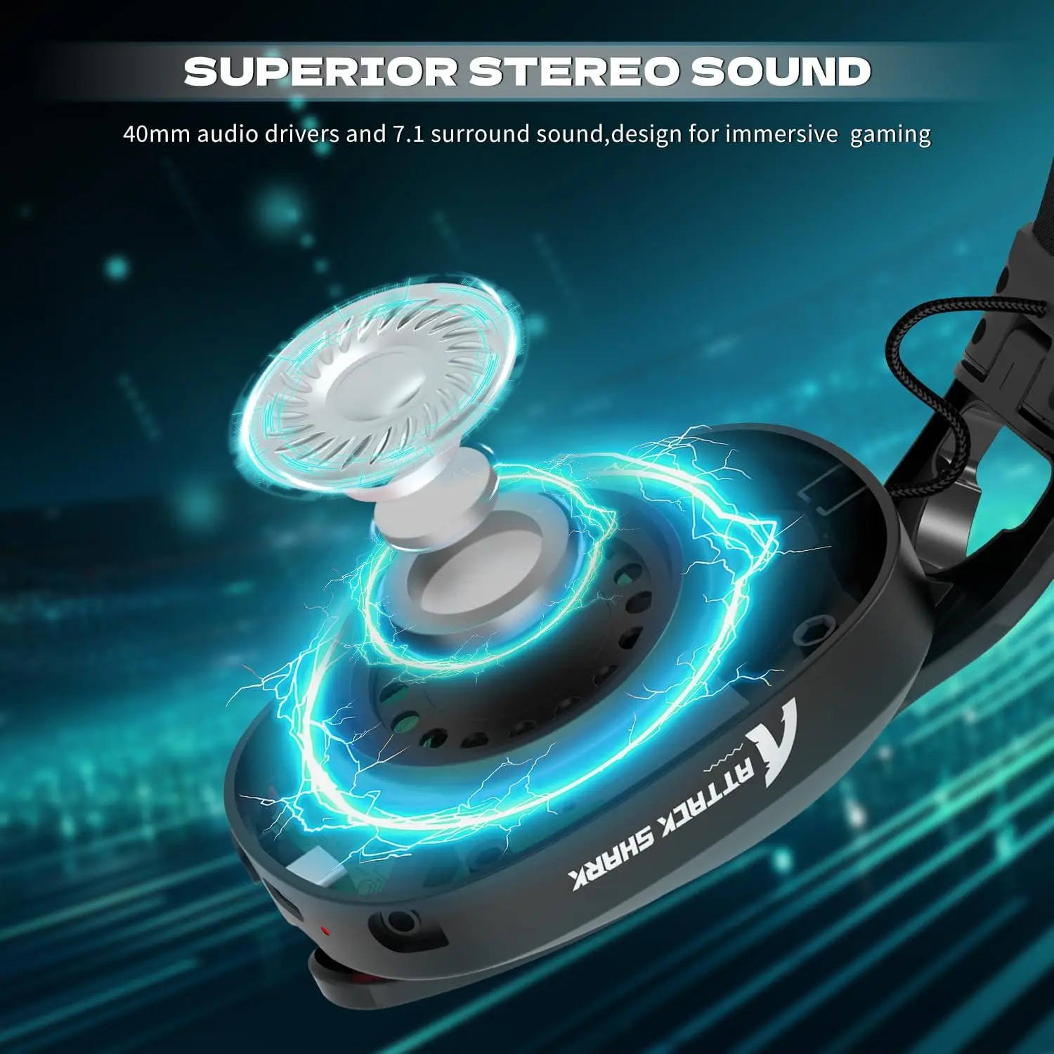 ATTACK SHARK L90 Ultra-Light Wireless Headset Gaming Headphone mic,40mm Driver,7.1 Surround Sound,for Xbox/PS4/PS5/PC
ATTACK SHARK L90 Ultra-Light Wireless Headset Gaming Headphone mic,40mm Driver,7.1 Surround Sound,for Xbox/PS4/PS5/PC