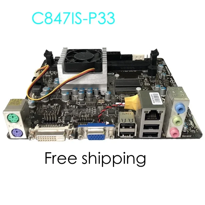Suitable For MSI C847IS-P33 Motherboard integrated intel dual-core CPU DDR3 17*17 Mini-ITX Mini-ITX Mainboard 100% tested fully
Suitable For MSI C847IS-P33 Motherboard integrated intel dual-core CPU DDR3 17*17 Mini-ITX Mini-ITX Mainboard 100% tested fully