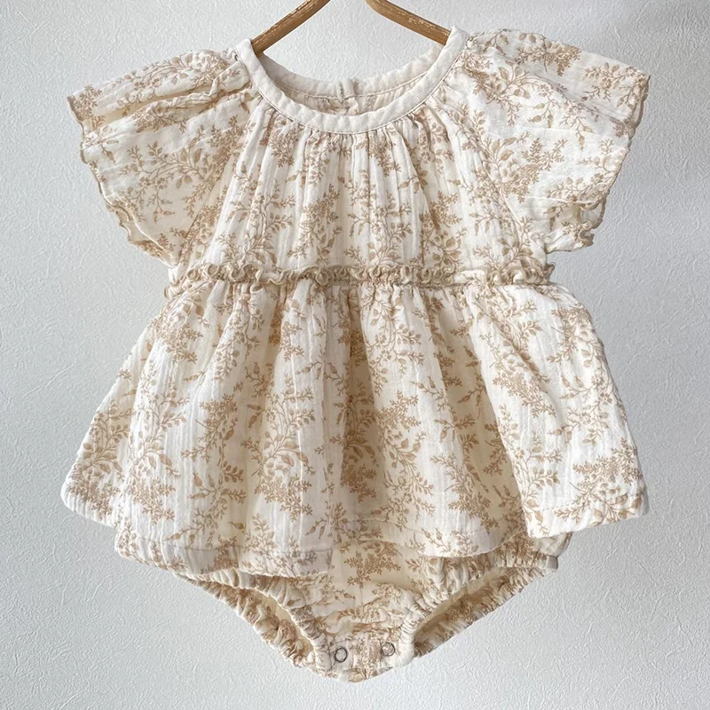 2024 New Summer Infant Baby Girl Bodysuits Sleeveless Cotton Printing Newborn Baby Girl Jumpsuit 0-24M Children Clothes
2024 New Summer Infant Baby Girl Bodysuits Sleeveless Cotton Printing Newborn Baby Girl Jumpsuit 0-24M Children Clothes