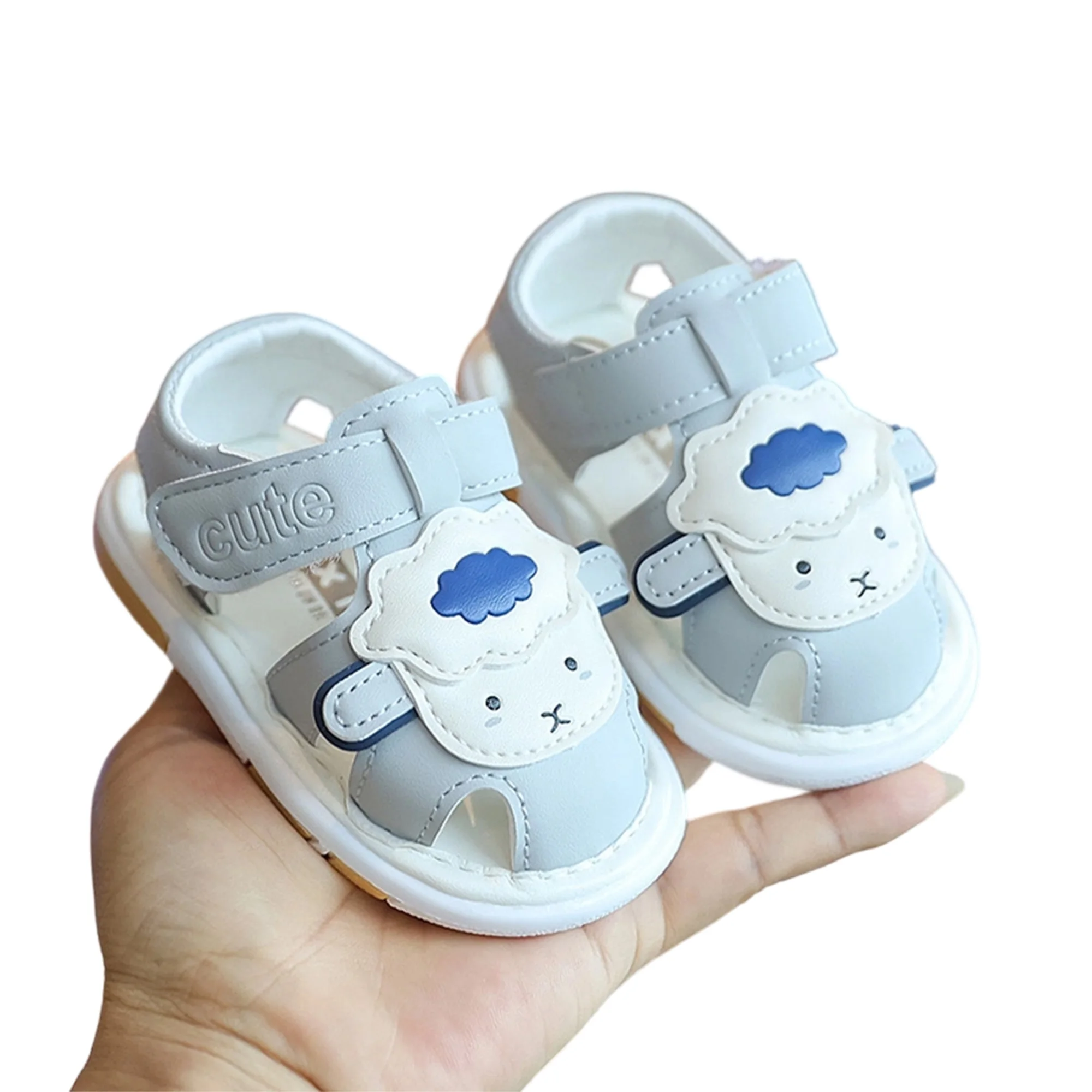 Baby Closed Toe Squeaking Sandals Cute Stylish Cartoon Animal Design Non-Slip Casual Flat Summer Shoes
Baby Closed Toe Squeaking Sandals Cute Stylish Cartoon Animal Design Non-Slip Casual Flat Summer Shoes