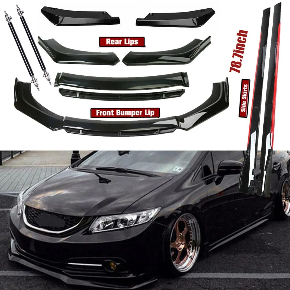 Front Bumper Lip Spoiler Splitter79"Side Skirts Rear Lip For 2013-2015 Honda Civic United States
Front Bumper Lip Spoiler Splitter79"Side Skirts Rear Lip For 2013-2015 Honda Civic United States