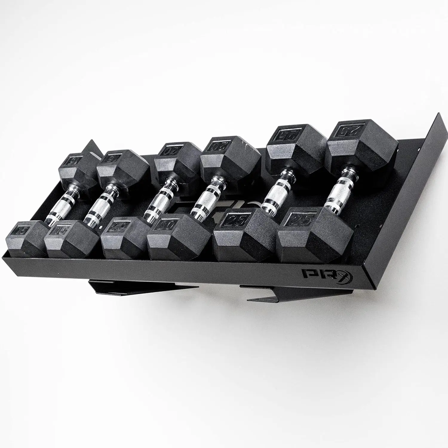 PRx Performance Dumbbell Storage Shelf USA Made Steel Wall Mounted Weight Rack Organizer for Home Gym Kettlebells Mobility
PRx Performance Dumbbell Storage Shelf USA Made Steel Wall Mounted Weight Rack Organizer for Home Gym Kettlebells Mobility