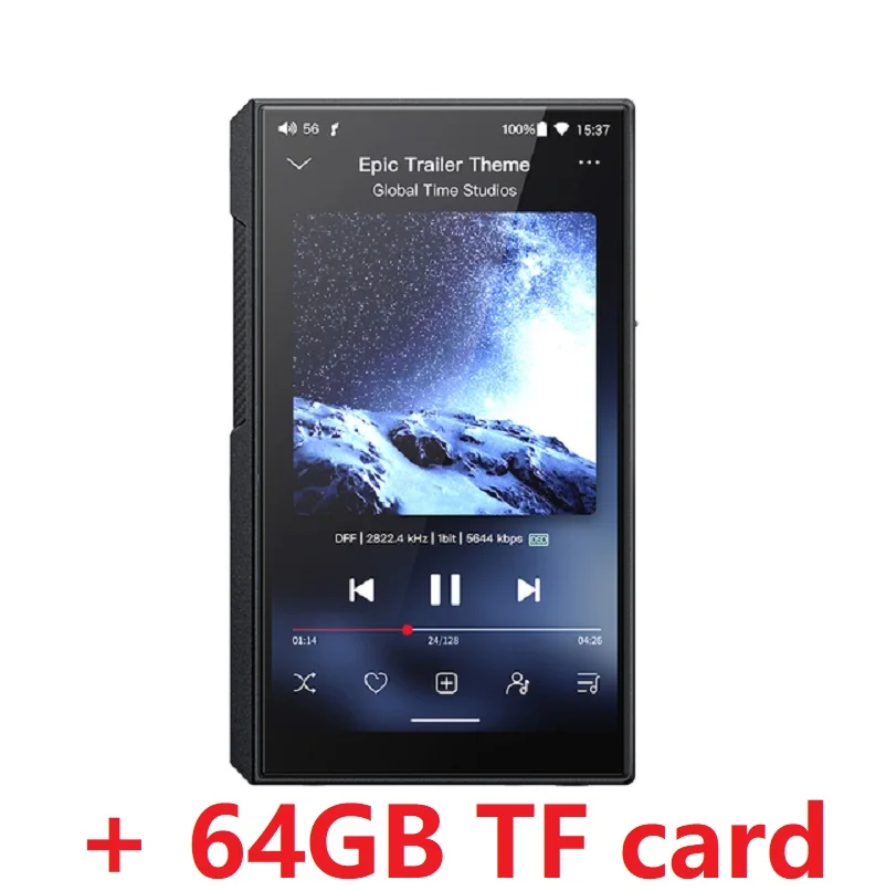 FiiO M11S M11 2022 Music Player Snapdragon 660 Dual ES9038Q2M Hi-Res Android 10 5.0inch MP3 WiFi/MQA/Bluetooth 5.0, 15H Playtime
FiiO M11S M11 2022 Music Player Snapdragon 660 Dual ES9038Q2M Hi-Res Android 10 5.0inch MP3 WiFi/MQA/Bluetooth 5.0, 15H Playtime