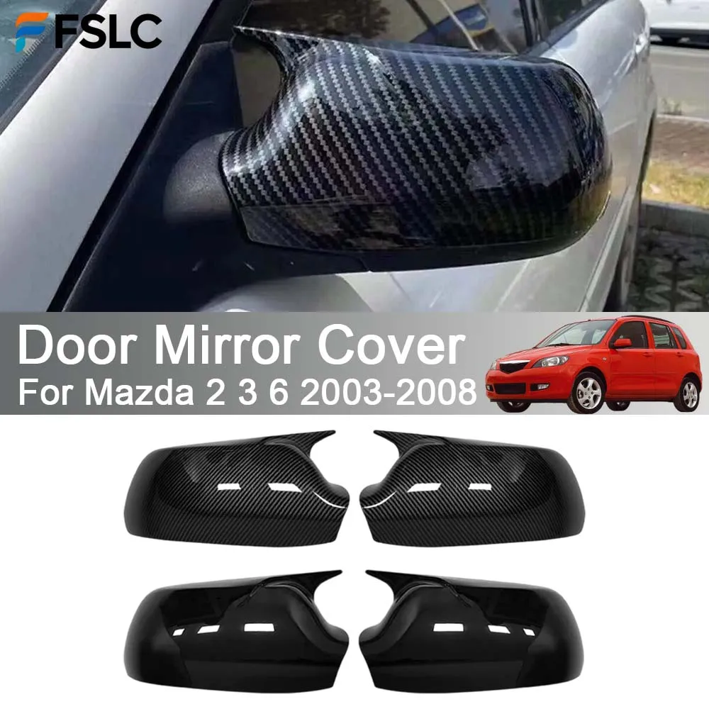 Car Decoration Door Mirror Cover For Mazda 2 3 6 Gloss Black Carbon Fiber 2003-2008 Cars Styling Upgrade Modify A Car
Car Decoration Door Mirror Cover For Mazda 2 3 6 Gloss Black Carbon Fiber 2003-2008 Cars Styling Upgrade Modify A Car