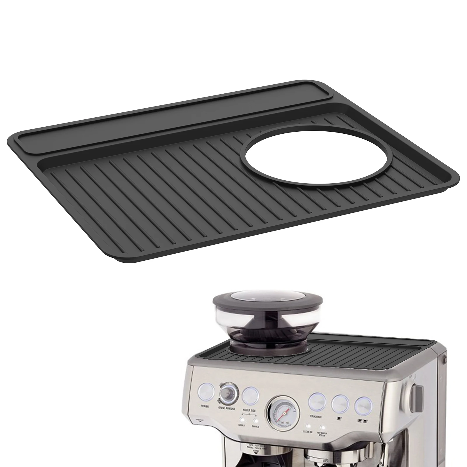 Коврик для кофемашины, силиконовый коврик, водонепроницаемый коврик для тампонов, универсальный коврик для кофе, совместимый с Breville 870 880
Коврик для кофемашины, силиконовый коврик, водонепроницаемый коврик для тампонов, универсальный коврик для кофе, совместимый с Breville 870 880