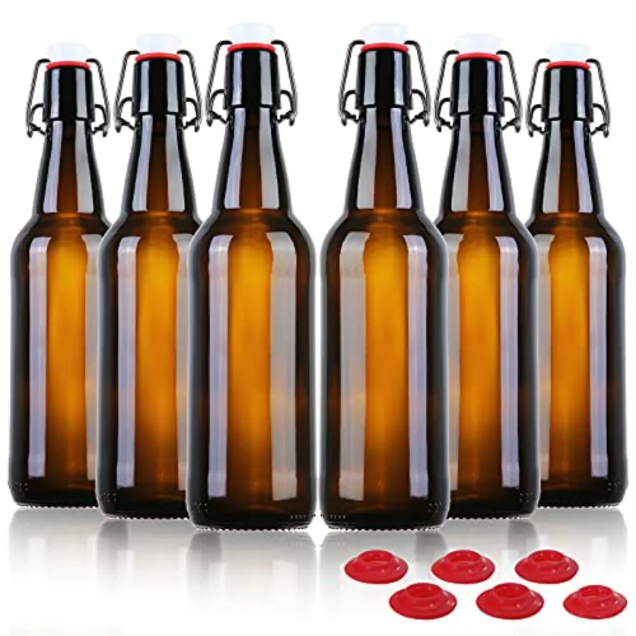 16 oz Amber Glass Beer Bottles for Home Brewing with Flip Caps Ideal for Craft Beer Enthusiasts Perfect for Storing and Serving
16 oz Amber Glass Beer Bottles for Home Brewing with Flip Caps Ideal for Craft Beer Enthusiasts Perfect for Storing and Serving