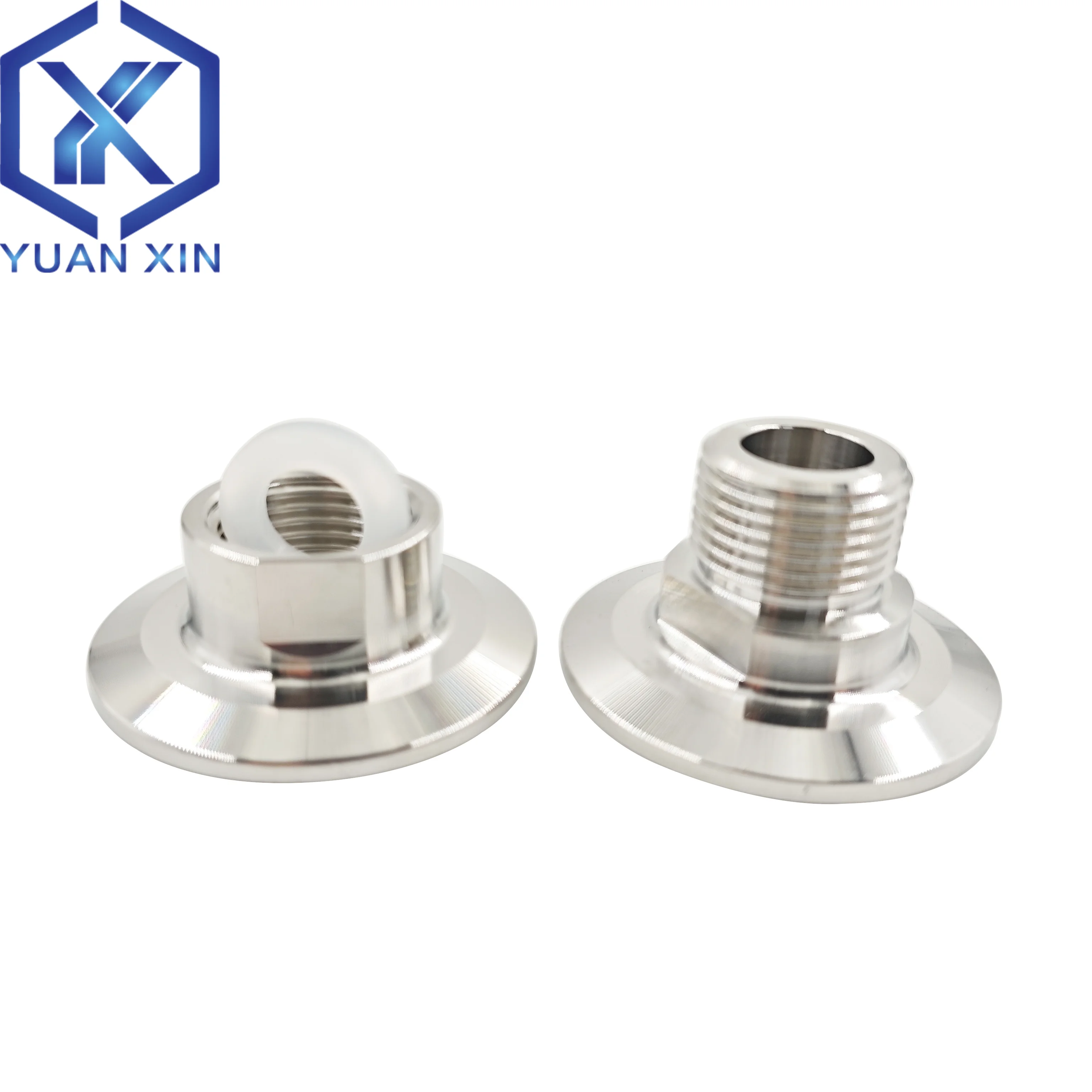 Tri clamp G5/8" male to female adapter 50.5mm beer Pegasus adapter internal and external thread 304
Tri clamp G5/8" male to female adapter 50.5mm beer Pegasus adapter internal and external thread 304