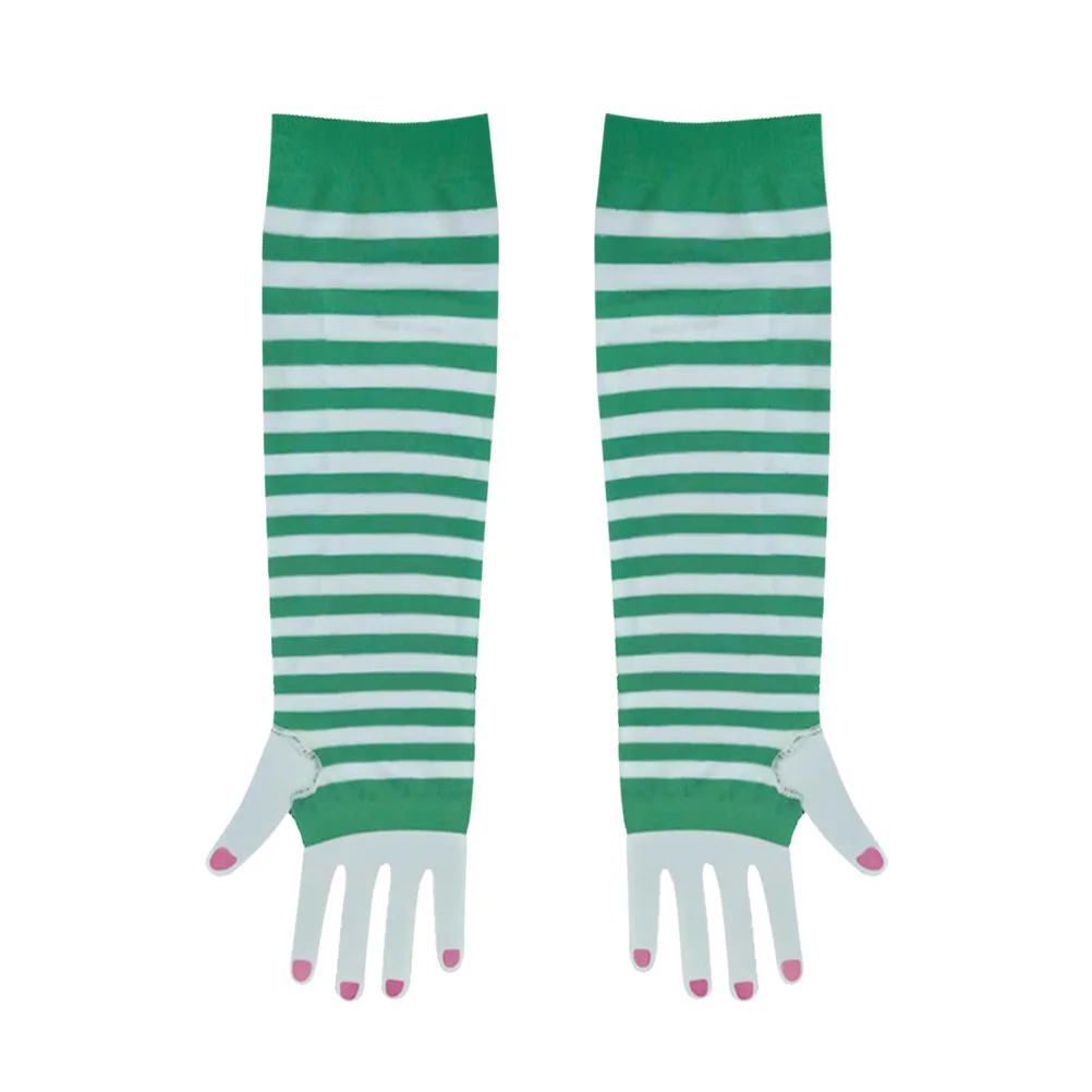 1Pair St Patrick's White Striped Long Gloves Sleeve Party Dress Accessories Elastic Fit St.patrick's Day Long Gloves 
1Pair St Patrick's White Striped Long Gloves Sleeve Party Dress Accessories Elastic Fit St.patrick's Day Long Gloves