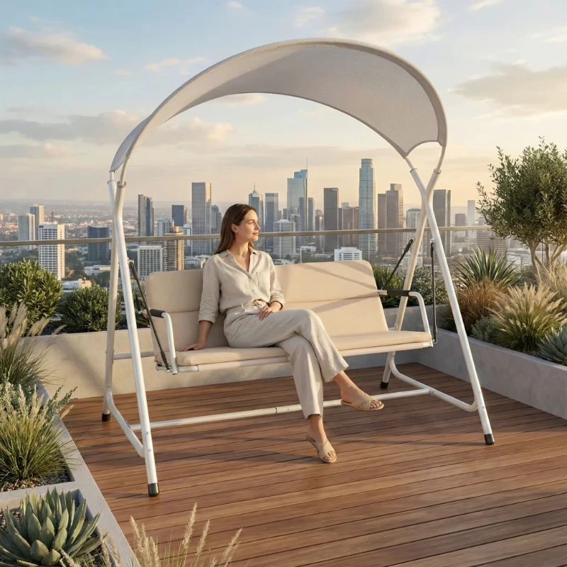 Подвесное кресло-качели для улицы, водонепроницаемое, для двора, сада, парка, двухместное
Подвесное кресло-качели для улицы, водонепроницаемое, для двора, сада, парка, двухместное