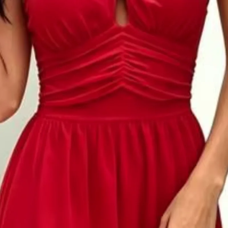 Beach Dress Women Crisscross Polyester Ruched Backless Tiered A-line Swing Dress Formal Cocktail Wedding Guest Dress
Beach Dress Women Crisscross Polyester Ruched Backless Tiered A-line Swing Dress Formal Cocktail Wedding Guest Dress