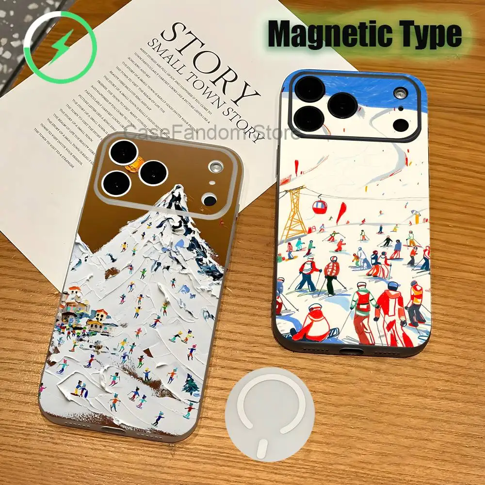 Snow Mountain Skiing Ski Shockproof Transparent White Phone Case For iPhone 17,16,15,14,13,12,Pro,Max Magnetic Wireless Charging
Snow Mountain Skiing Ski Shockproof Transparent White Phone Case For iPhone 17,16,15,14,13,12,Pro,Max Magnetic Wireless Charging