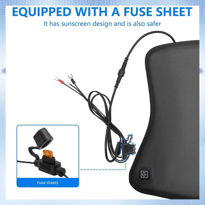 NEW-Electric Heated Seat Pad Heated Seat Cushion For Motorcycle, Snowmobile, And ATV With Universal Fit
NEW-Electric Heated Seat Pad Heated Seat Cushion For Motorcycle, Snowmobile, And ATV With Universal Fit