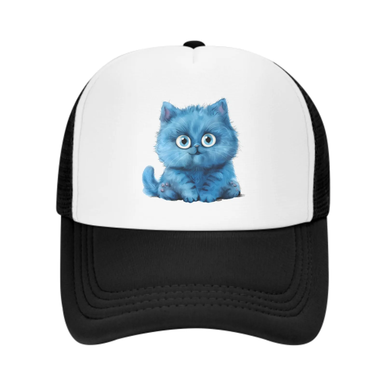 Fluffy Blue Cat Baseball Caps Fashion Trucker Hat Unisex Mesh Caps for Women Men Outdoor Leisure Travel Neutral Sun Hat
Fluffy Blue Cat Baseball Caps Fashion Trucker Hat Unisex Mesh Caps for Women Men Outdoor Leisure Travel Neutral Sun Hat