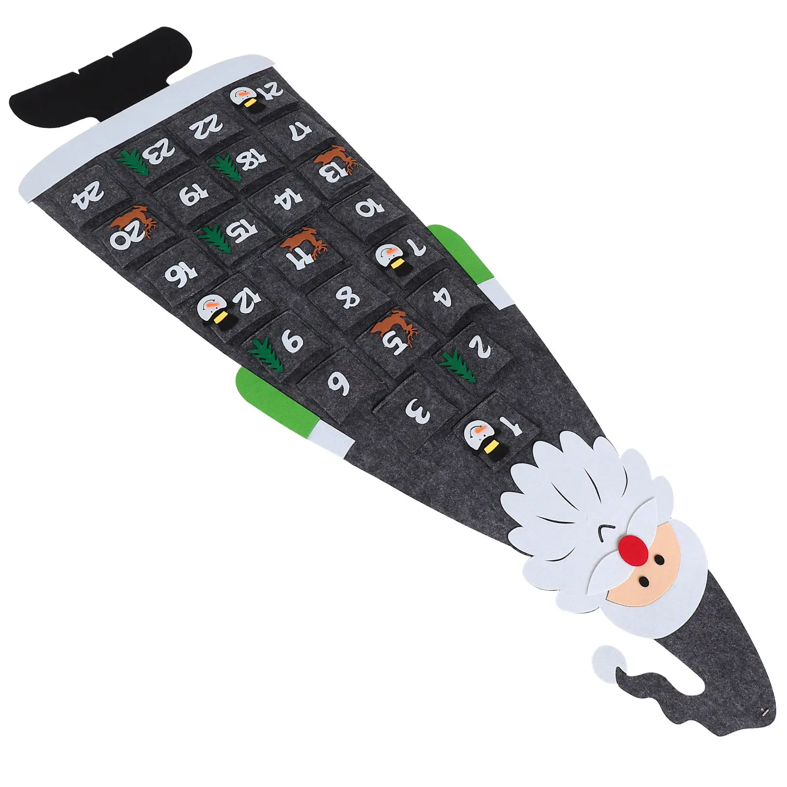 Advent Calendar for Xmas Felt Countdown Christmas Hanging Decoration Grey
Advent Calendar for Xmas Felt Countdown Christmas Hanging Decoration Grey