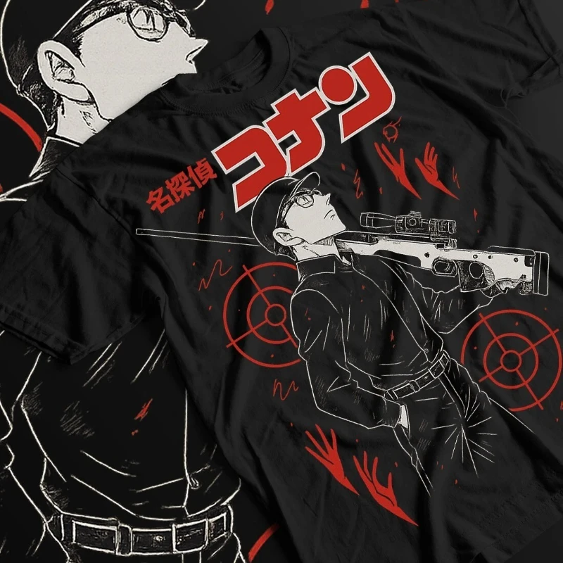 Vintage Detective Conan Anime T-Shirt 90s Manga Shirt T-Shirt Japanese Anime Summer New Men's Women's Streetwear
Vintage Detective Conan Anime T-Shirt 90s Manga Shirt T-Shirt Japanese Anime Summer New Men's Women's Streetwear
