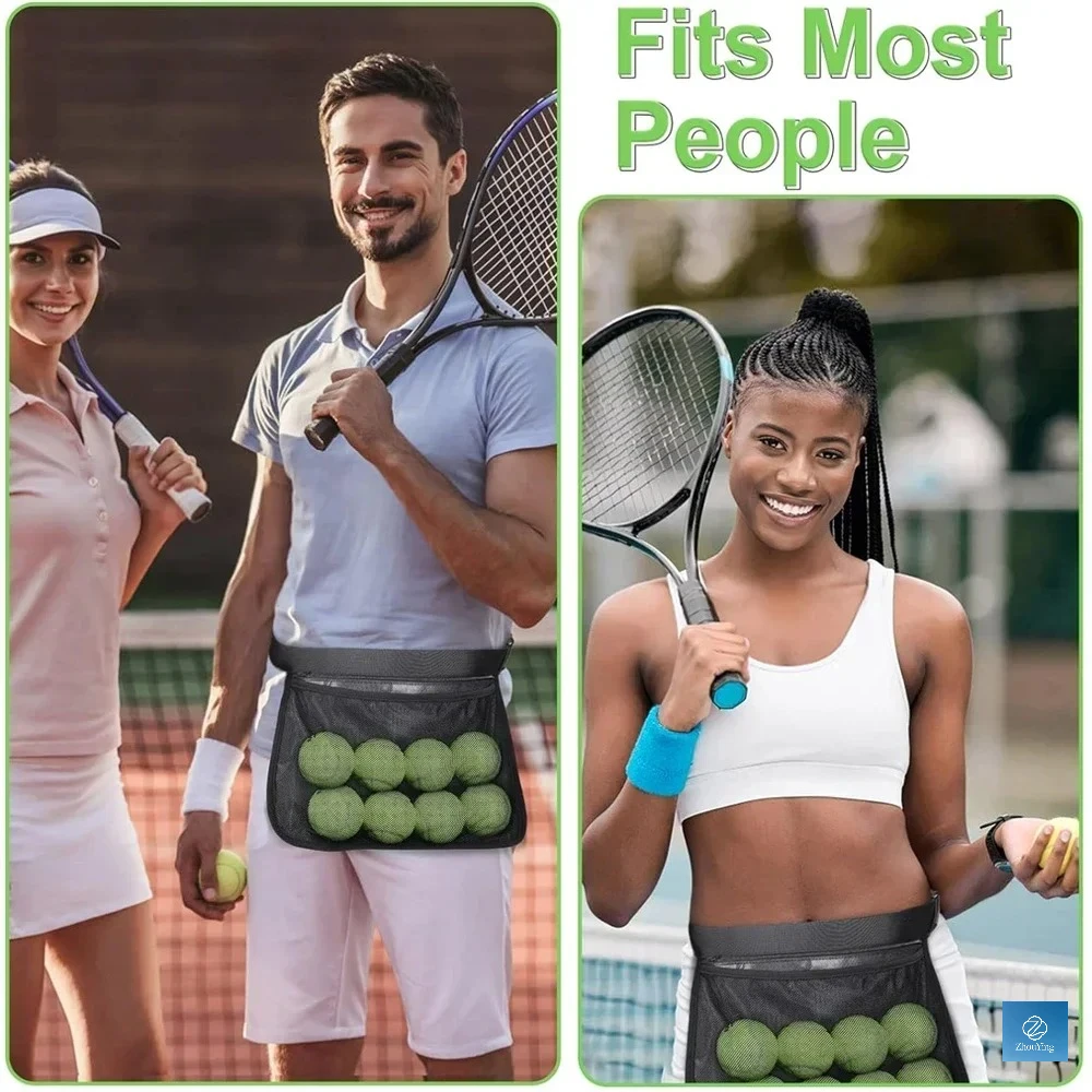 1 Pc Adjustable Tennis Ball Waist Bag, with Mesh & Zipper Pockets, Unisex Hip Pouch for Tennis
1 Pc Adjustable Tennis Ball Waist Bag, with Mesh & Zipper Pockets, Unisex Hip Pouch for Tennis