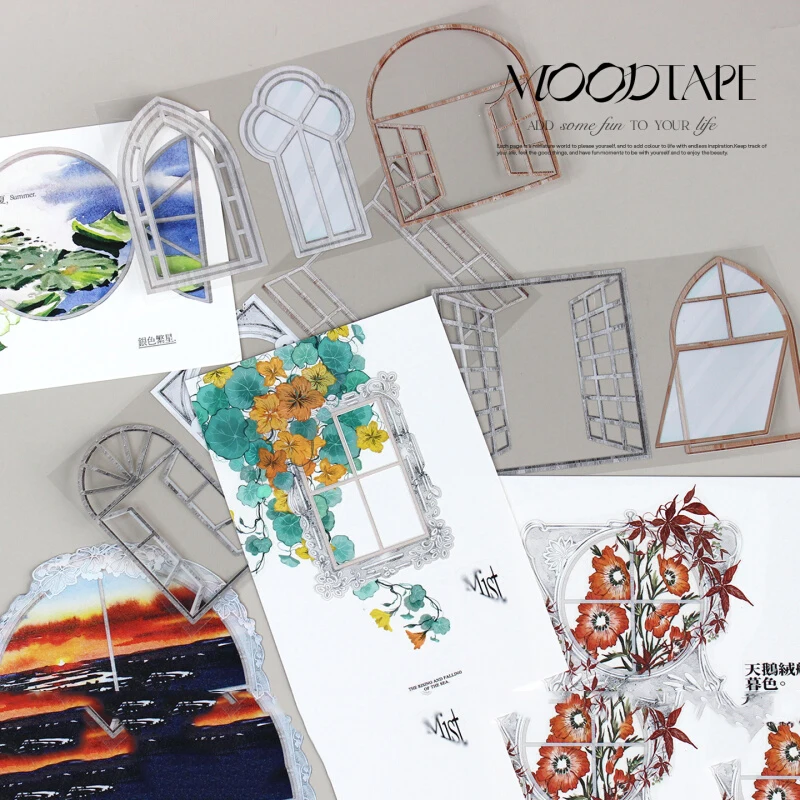 80mm*5.1m Vintage Window Landscape PET Tape Creative DIY Journal Material Collage Scrapbooking Stationery
80mm*5.1m Vintage Window Landscape PET Tape Creative DIY Journal Material Collage Scrapbooking Stationery