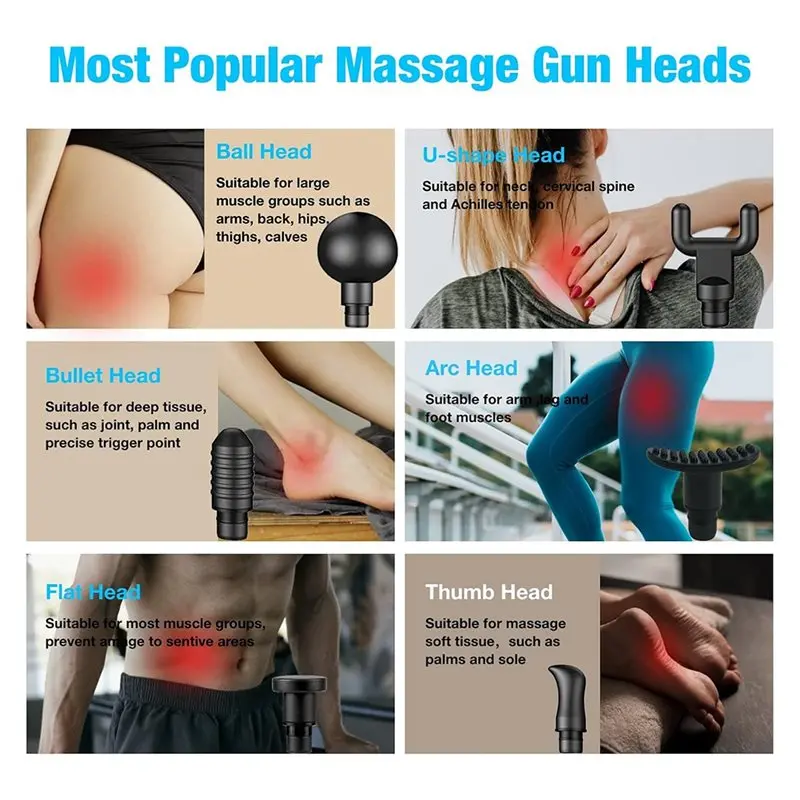 B25B 15 PCS For Tissue Muscle Massage Gun Attachments For Hypervolt Go-Massage Heads For Enhanced Therapy Experience Meet
B25B 15 PCS For Tissue Muscle Massage Gun Attachments For Hypervolt Go-Massage Heads For Enhanced Therapy Experience Meet