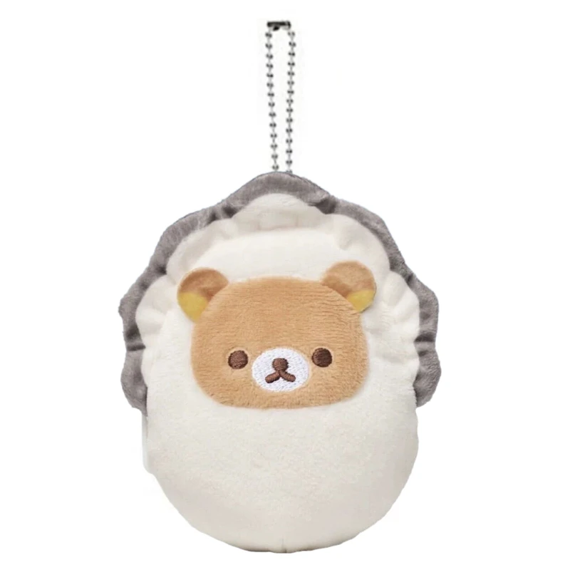 Rilakkuma Oyster плюшевый брелок-талисман, очаровательный брелок для ключей Kawaii, милый кошелек для монет, женский чехол для монет, мини-сумка для хранения
Rilakkuma Oyster плюшевый брелок-талисман, очаровательный брелок для ключей Kawaii, милый кошелек для монет, женский чехол для монет, мини-сумка для хранения