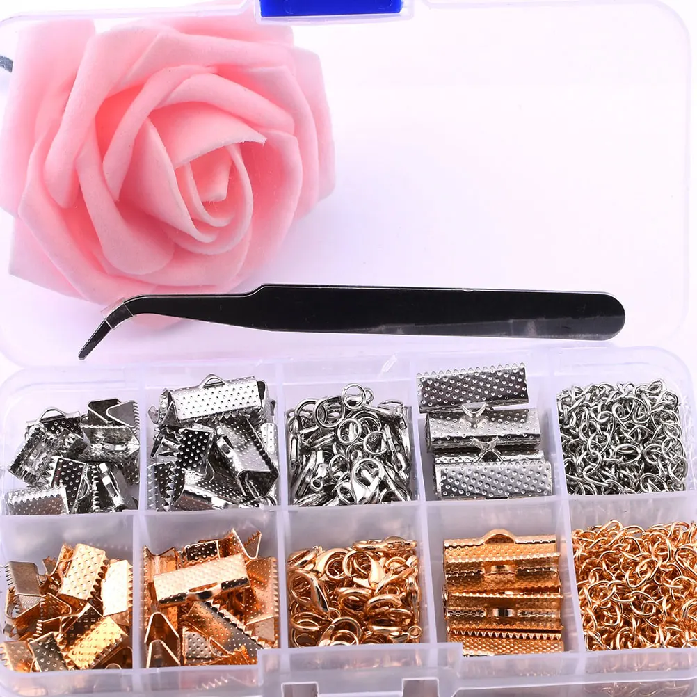 371pcs Creative Necklace Buckle Jewelry Making Tool Jewelry Making Kit DIY Accessory for Women Female
371pcs Creative Necklace Buckle Jewelry Making Tool Jewelry Making Kit DIY Accessory for Women Female