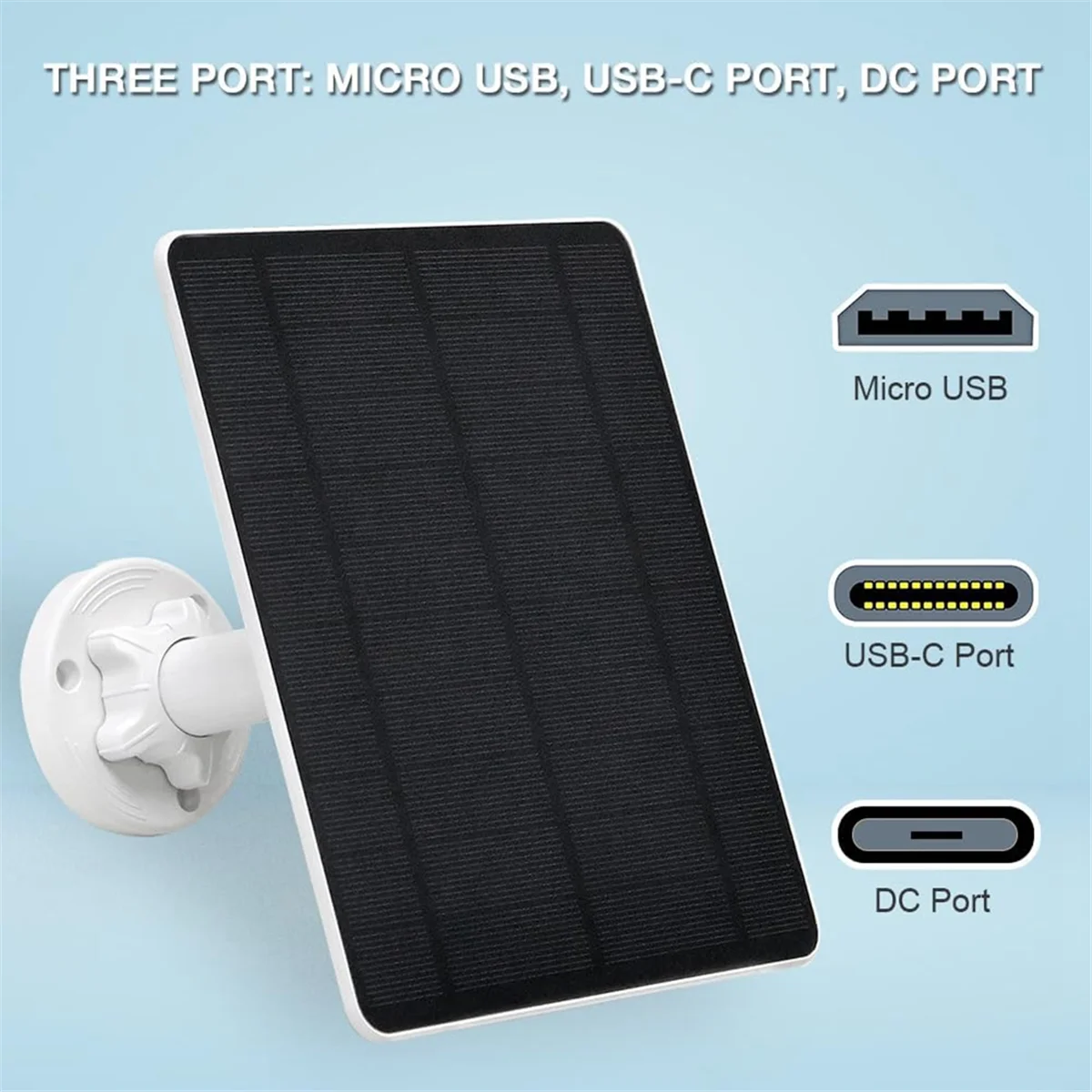 SVFE-gSolar Panel for Security Camera,5W USB Solar Panel for Cameras DC 5V,Camera Solar Panel Charger,IP65 Solar Panel
SVFE-gSolar Panel for Security Camera,5W USB Solar Panel for Cameras DC 5V,Camera Solar Panel Charger,IP65 Solar Panel