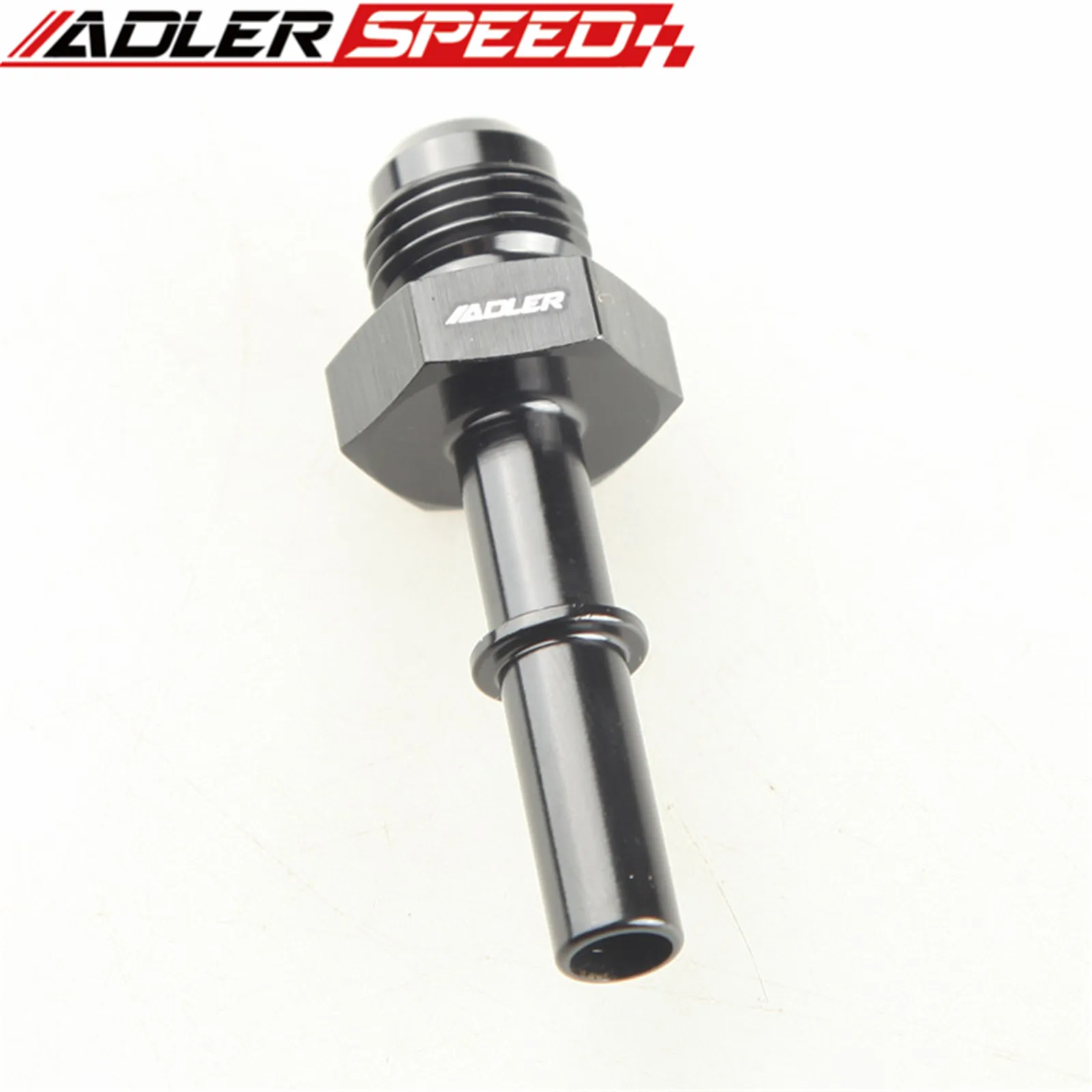 ADLERSPEED Aluminum -6AN AN6 To 3/8" Male Fuel Line Rail Quick Connect Fitting Adapter Black / Blue /Silver
ADLERSPEED Aluminum -6AN AN6 To 3/8" Male Fuel Line Rail Quick Connect Fitting Adapter Black / Blue /Silver