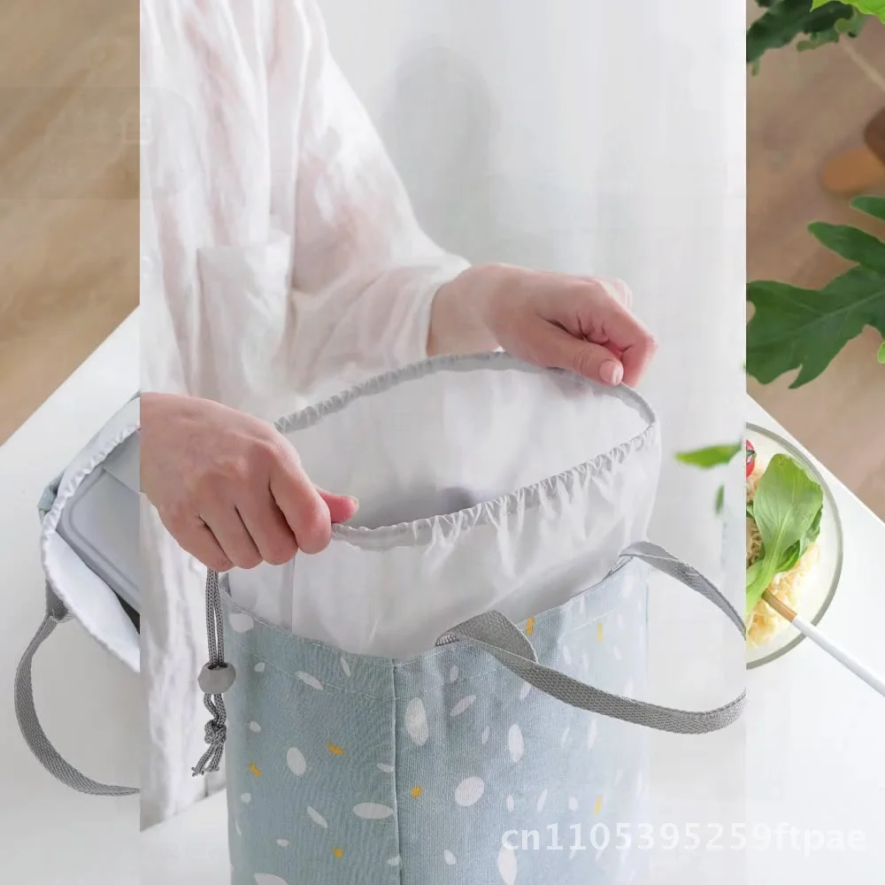 Korean-Style Thickened Drawstring Lunch Bag Portable Insulated Cotton Linen Student Couple Hand Carry Lunch Box Bag Various
Korean-Style Thickened Drawstring Lunch Bag Portable Insulated Cotton Linen Student Couple Hand Carry Lunch Box Bag Various