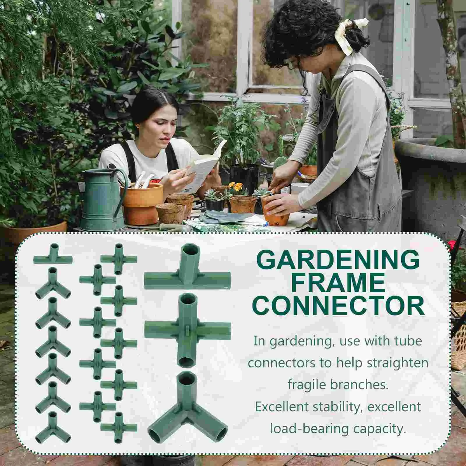 20pcs 16mm Four way Connector Gardening Frame Joints Plant Support Stake Connectors Plastic Greenhouse Building Pipe
20pcs 16mm Four way Connector Gardening Frame Joints Plant Support Stake Connectors Plastic Greenhouse Building Pipe