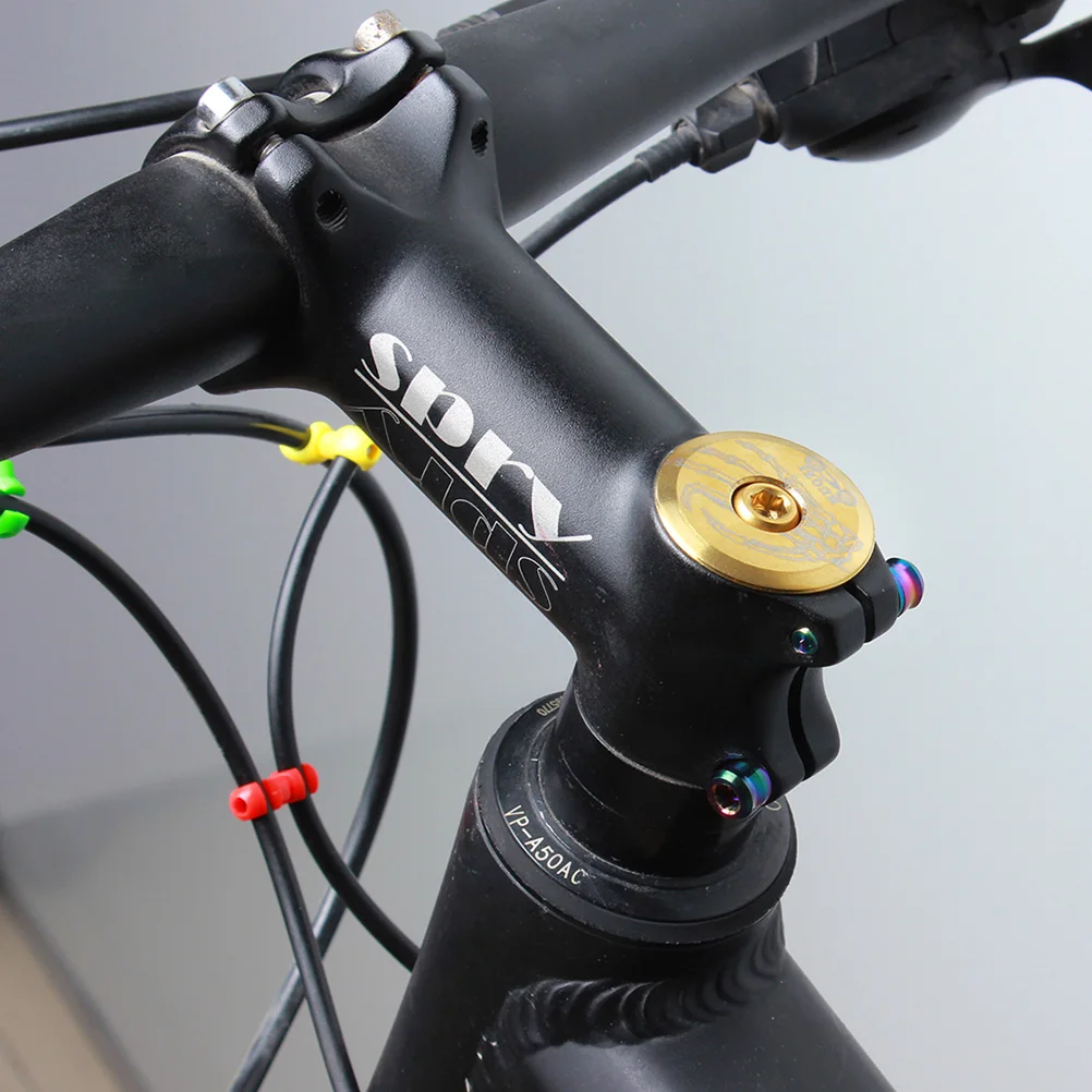 Titanium Alloy Headset Cap for Mountain Road Bike Fork Cover Accessories 28.6mm THREADLESS STEM Fits 1inch Bikes
Titanium Alloy Headset Cap for Mountain Road Bike Fork Cover Accessories 28.6mm THREADLESS STEM Fits 1inch Bikes
