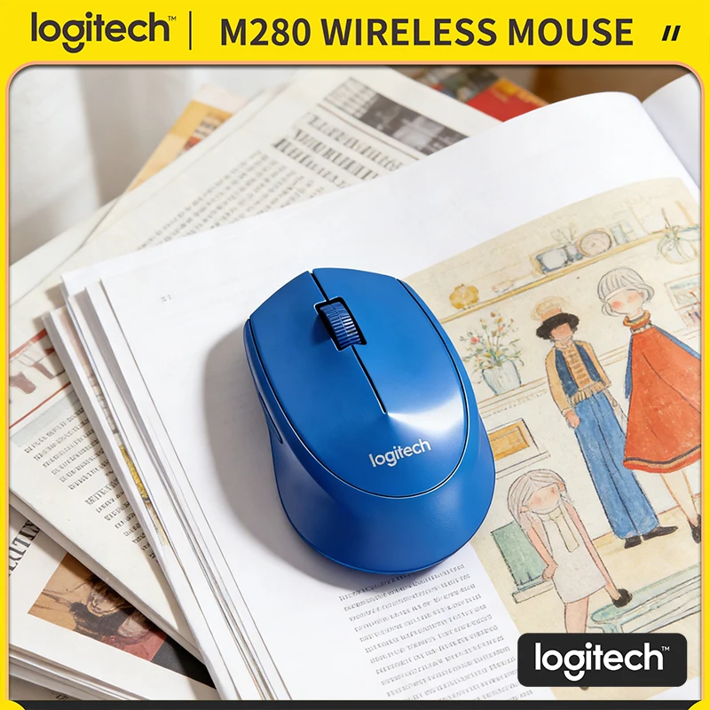 Logitech M280 Ergonomic Wireless Mouse 10m Working Range 18-Month Battery 1000 DPI Optical Sensor Plug and Play for Home Office
Logitech M280 Ergonomic Wireless Mouse 10m Working Range 18-Month Battery 1000 DPI Optical Sensor Plug and Play for Home Office