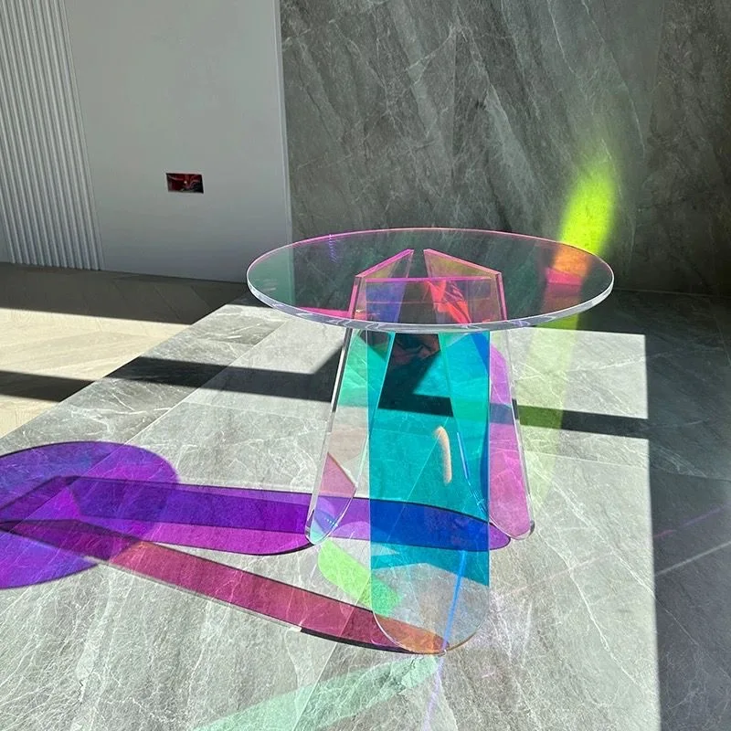 Home Decor Acrylic Coffee Table, Colorful Round Side End Table, Leisure Desk for Bedroom Balcony Living Room
Home Decor Acrylic Coffee Table, Colorful Round Side End Table, Leisure Desk for Bedroom Balcony Living Room