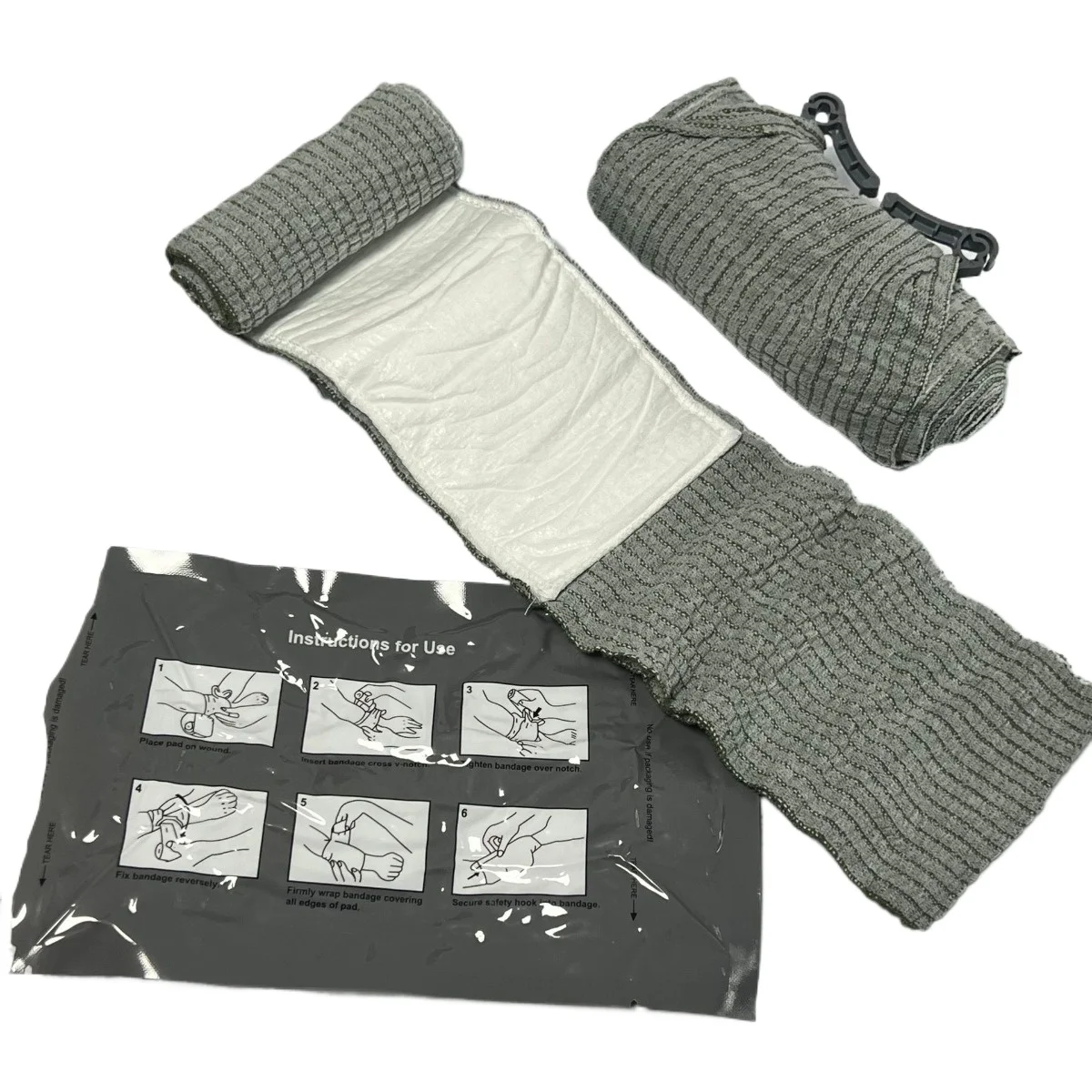 4/6 Inch Medical Compression Israeli Bandage for Emergency Trauma Wound Dressing Tactical First Aid Vacuum Treatment
4/6 Inch Medical Compression Israeli Bandage for Emergency Trauma Wound Dressing Tactical First Aid Vacuum Treatment