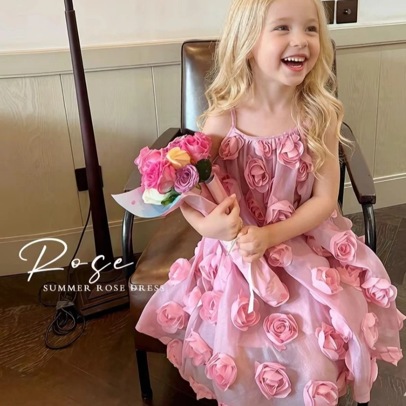 Girls Dress 2026 Spring and Summer New Children's Clothes Girls Baby Fashion Sweet Beach Holiday Wind Princess Rose Dress
Girls Dress 2026 Spring and Summer New Children's Clothes Girls Baby Fashion Sweet Beach Holiday Wind Princess Rose Dress