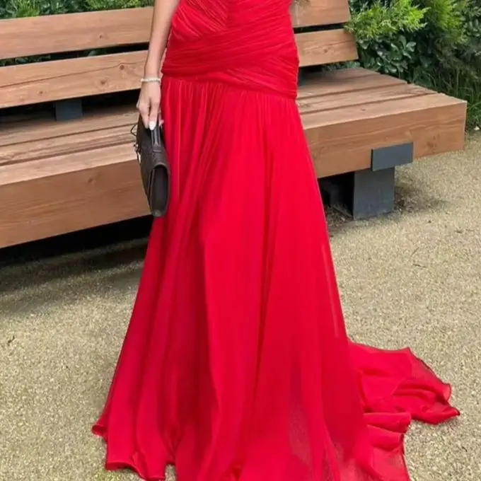Dianruo Red Chiffon Evening Dresses Pleated Floor Length Vestido Formales Sweetheart Ruched Vestidos De Verano 2026 Customized
Dianruo Red Chiffon Evening Dresses Pleated Floor Length Vestido Formales Sweetheart Ruched Vestidos De Verano 2026 Customized