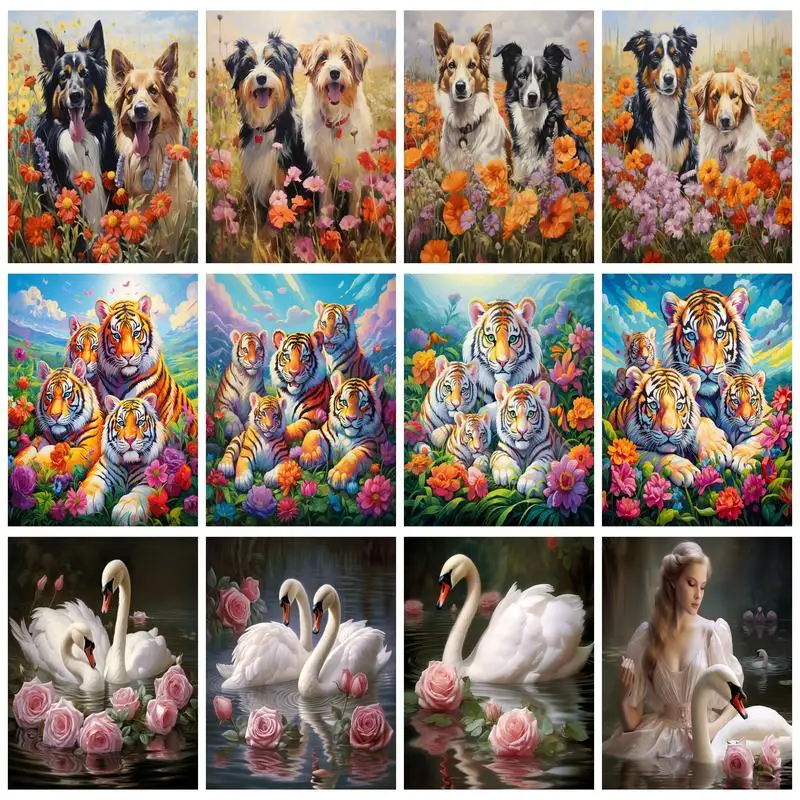 RUOPOTY 5D Diamond Painting Tiger Kit Animal Full Square Round Embroidery Diamond Mosaic Cross Stitch Home Decor
RUOPOTY 5D Diamond Painting Tiger Kit Animal Full Square Round Embroidery Diamond Mosaic Cross Stitch Home Decor