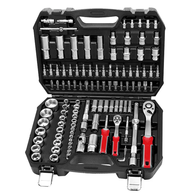 Professional Factory Mail Box Spanner Packing Household 110PCS 1/4''&1/2'' DR.socket Wrench Hand Tools Set
Professional Factory Mail Box Spanner Packing Household 110PCS 1/4''&1/2'' DR.socket Wrench Hand Tools Set