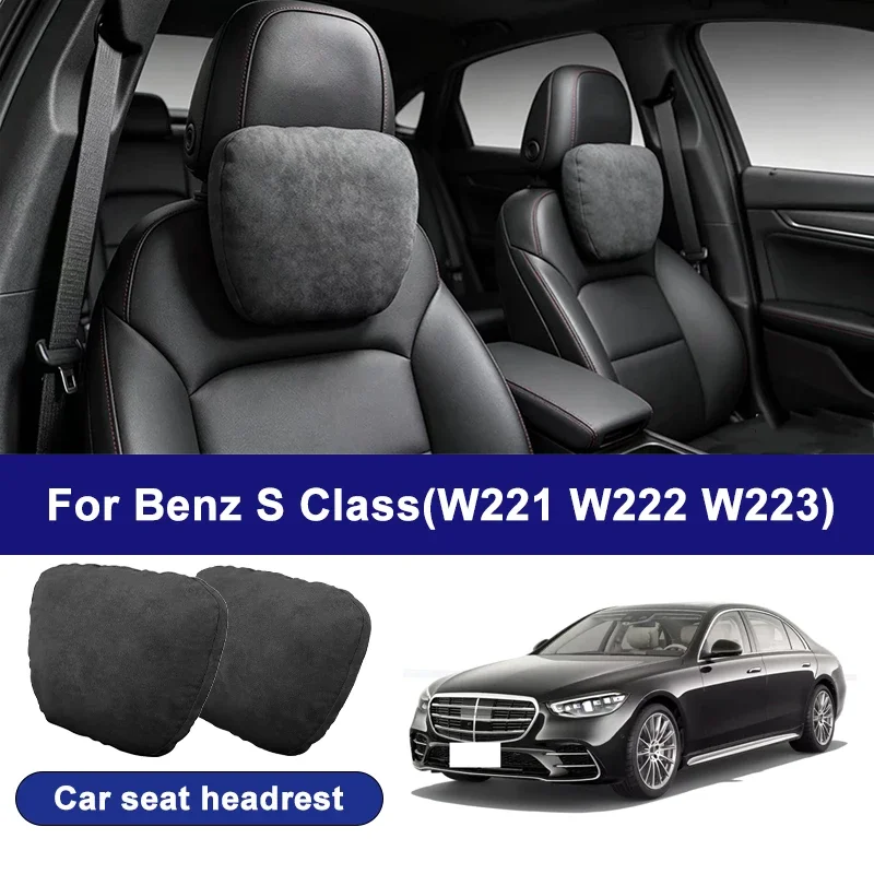 For Benz S Class W221 W222 W223 car headrests,soft universal adjustable car seat pillows,car neck pillow cushions, car accessory
For Benz S Class W221 W222 W223 car headrests,soft universal adjustable car seat pillows,car neck pillow cushions, car accessory