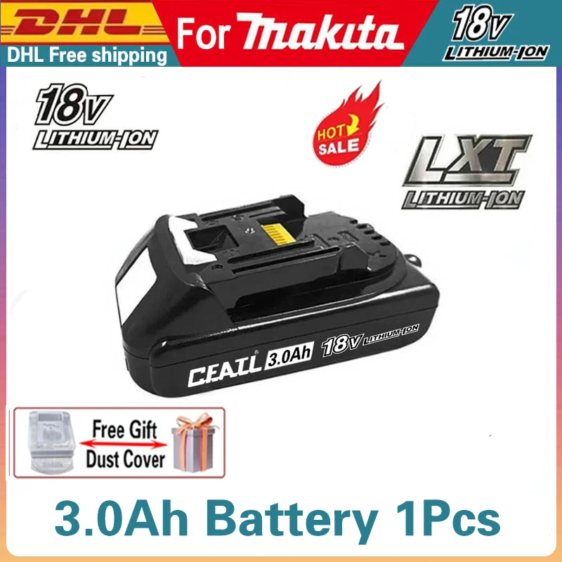 100% Genuine 6Ah for Makita 18V Battery BL1860B BL1840 BL1830B BL1850B BL1850 BL1860 BL1815 Replacement Lithium Battery
100% Genuine 6Ah for Makita 18V Battery BL1860B BL1840 BL1830B BL1850B BL1850 BL1860 BL1815 Replacement Lithium Battery