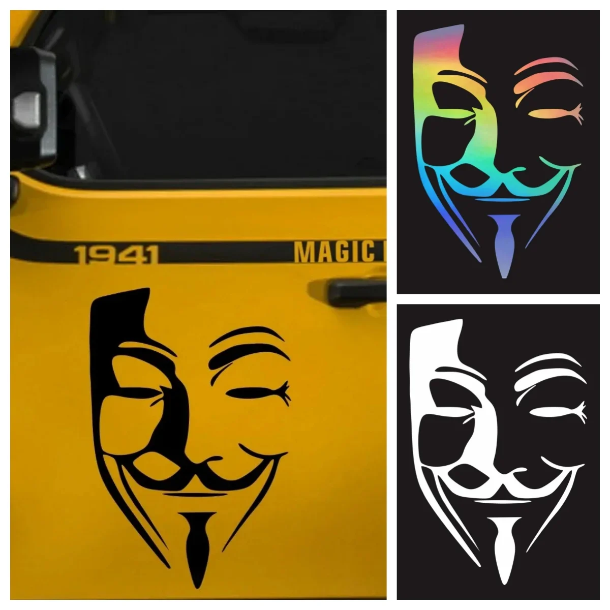 Personality Anonymous Mask Killer Car Sticker Laptop Bumper Wall Truck Moto Van Helmet Racing Camper Vinyl Decal PVC Wholesale
Personality Anonymous Mask Killer Car Sticker Laptop Bumper Wall Truck Moto Van Helmet Racing Camper Vinyl Decal PVC Wholesale