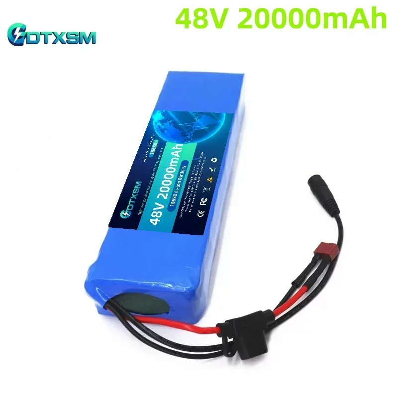 48V 13S2P 100000mAh 100Ah lithium-ion battery pack with 250W 350W 500W 750W 1000W BMS distribution 54.6V charger.
48V 13S2P 100000mAh 100Ah lithium-ion battery pack with 250W 350W 500W 750W 1000W BMS distribution 54.6V charger.